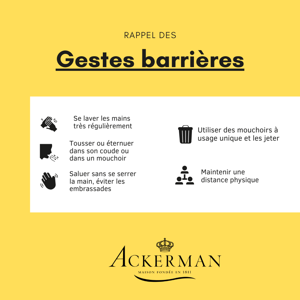 Gestes barrières covid
